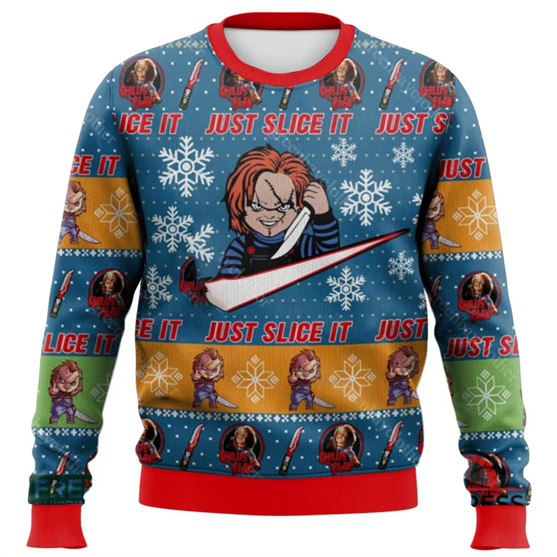 Fashion Chucky Graphic Ugly Ch - огляд і ціна Mens Xmas Fashion