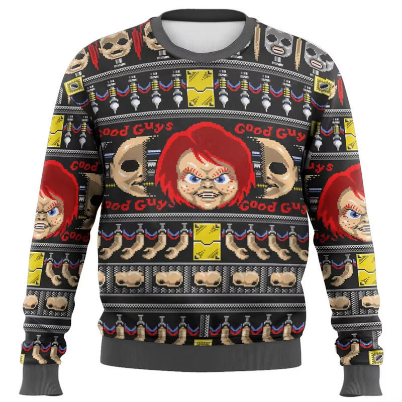 Fashion Chucky Graphic Ugly Ch - огляд і ціна Mens Xmas Fashion