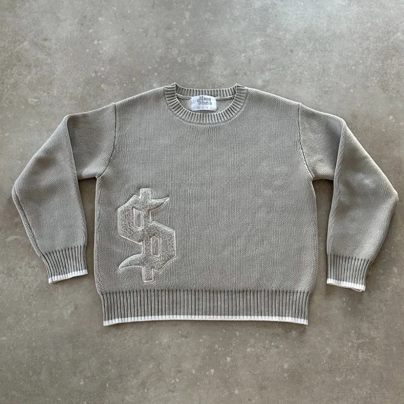 European and American embroide - огляд і ціна Mens Fashion Jumpers