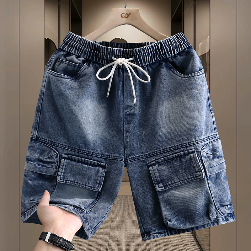 Men's Cargo Shorts New Summer  - огляд і ціна Men Fashion Jeans