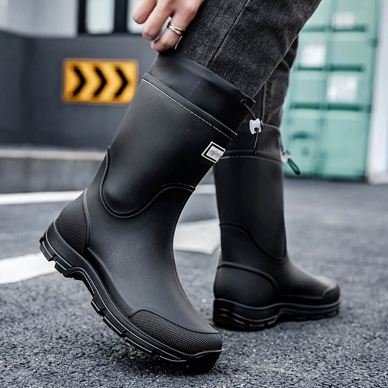 Men waterproof Rain Boots Mid  - огляд і ціна Men'S Fashion Hiking Boots